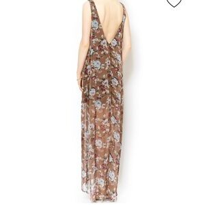 Show me your mumu Kiersten brown floral maxi dress
